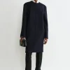 Broad doublé tunic navy