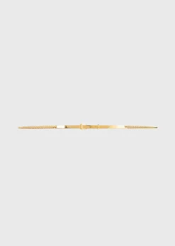 Chain belt gold