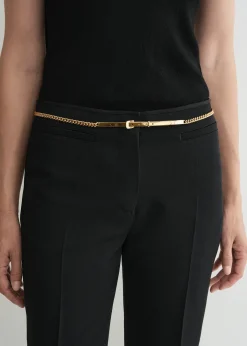 Chain belt gold
