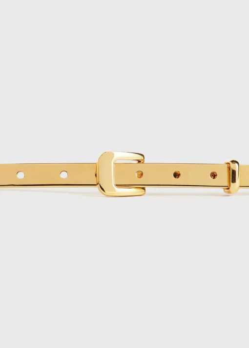 Chain belt gold