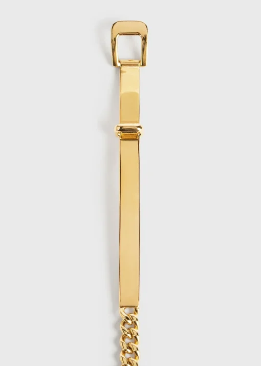 Chain belt gold
