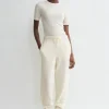 Classic rib tee winter white