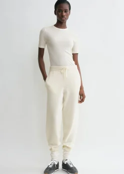 Classic rib tee winter white