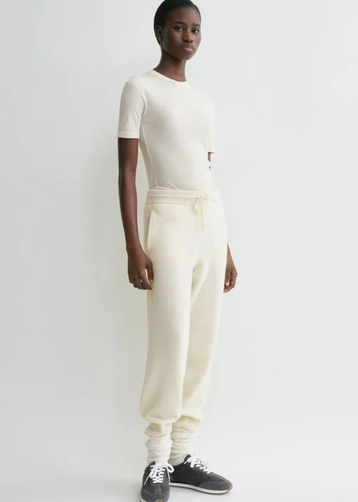 Classic rib tee winter white
