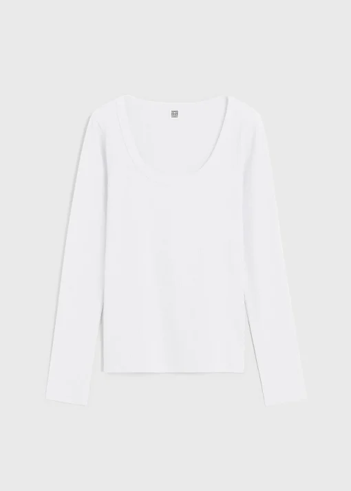 Classic rib top white