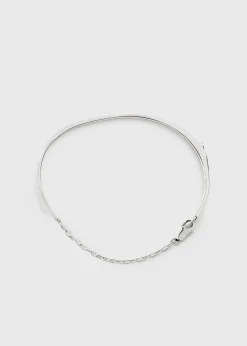 Diamond chain bracelet 18kt white gold
