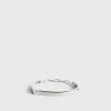 Diamond chain ring 18kt white gold