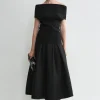Double-knit top black