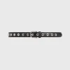 Eyelet belt black
