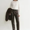 Fine crew-neck knit off-white