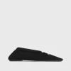 Knitted ballerinas black