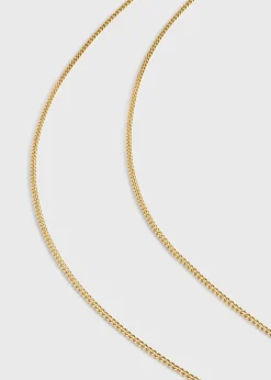 Long jasper necklace black/off white