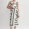 Monogram jacquard beach towel tofu