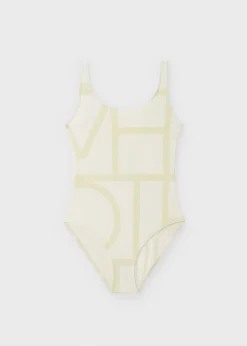 Monogram swimsuit sand