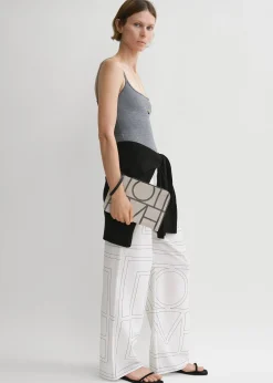 Monogram travel pouch ecru