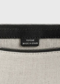 Monogram travel pouch ecru
