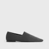 Piped wool loafers grey