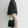 Quilted jacket black