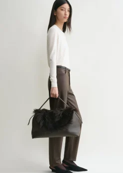 Shearling bag bark