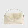 Shearling bag ecru