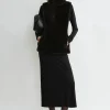 Shearling-front top espresso