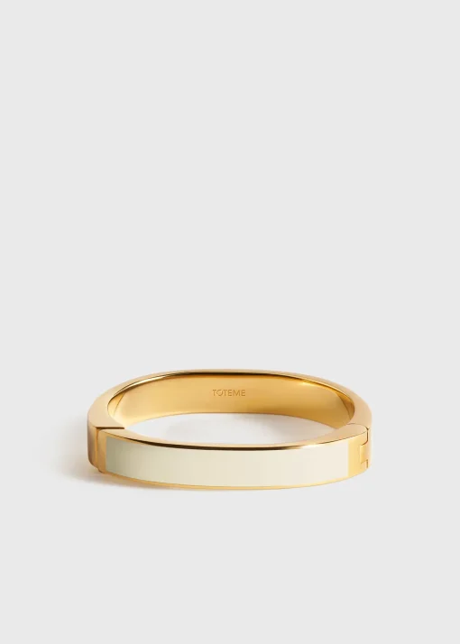 Signature bracelet ecru/gold