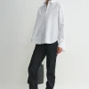 Signature cotton shirt white