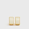 Signature hoops ecru/gold