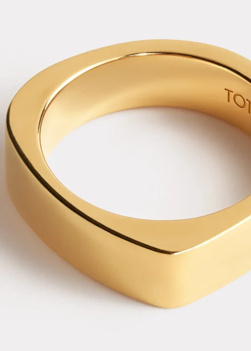 Signature ring gold