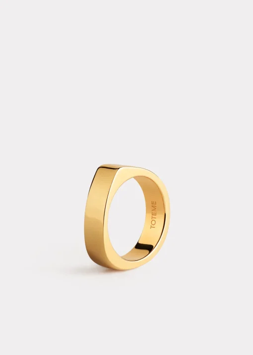 Signature ring gold