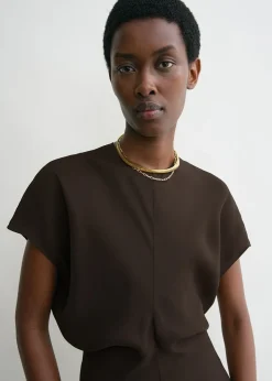 Slouch waist dress bark