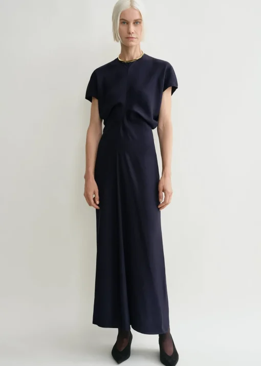 Slouch waist dress navy