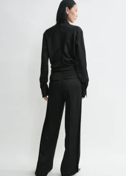 Slouch waist shirt black