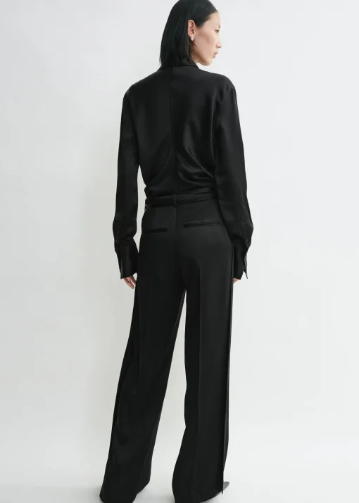 Slouch waist shirt black
