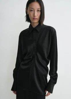 Slouch waist shirt black