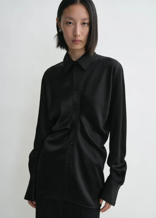 Slouch waist shirt black