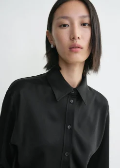 Slouch waist shirt black