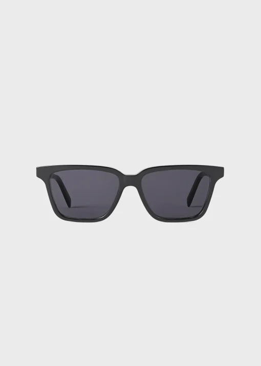 Square sunglasses black