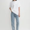 Straight cotton tee off-white