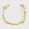 Swirl collar gold