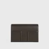 T-Flap leather bag coffee