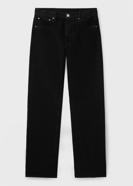 Twisted seam denim black