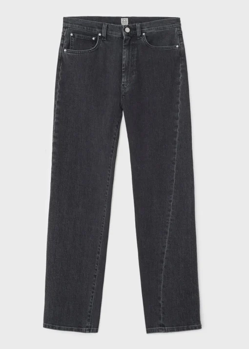 Twisted seam denim grey