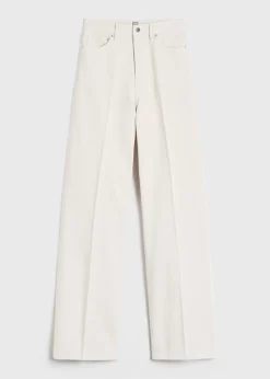 Wide leg denim ecru
