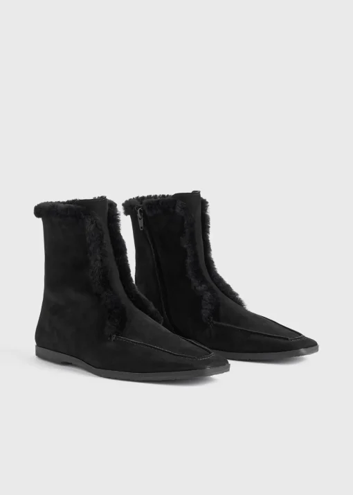 Zipped winter boots black